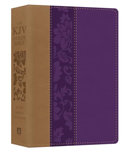 The KJV Study Bible - Large Print [violet Floret] - Imitation Leather
