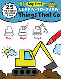 My First Learn-To-Draw: Things That Go: (25 Wipe Clean Activities + Dry Erase Marker) - Spiral