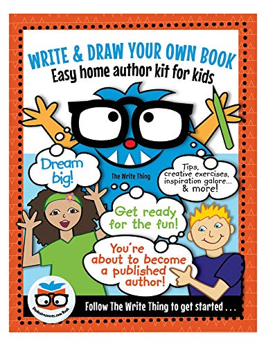 Write & Draw Your Own Book: Easy Home Author Kit for Kids - Paperback