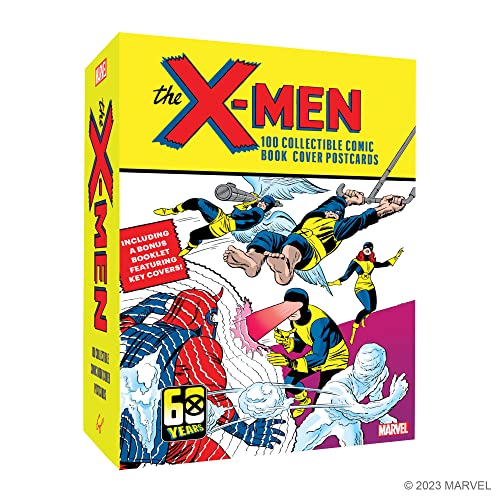 Marvel the X-Men: 100 Collectible Comic Book Cover Postcards - Novelty