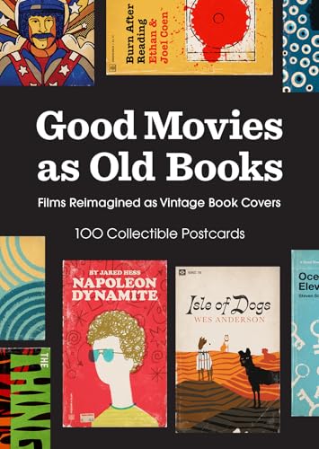 Good Movies as Old Books: 100 Collectible Postcards: Films Reimagined as Vintage Book Covers - Novelty