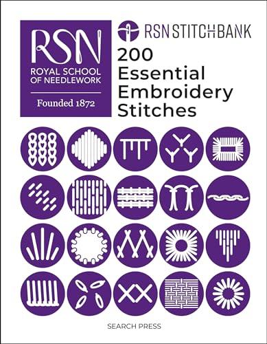 Rsn Stitch Bank: 200 Essential Embroidery Stitches - Hardcover