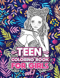 Teen Coloring Books for Girls: Fun activity book for Older Girls ages 12-14, Teenagers; Detailed Design, Zendoodle, Creative Arts, Relaxing ad Stress - Paperback