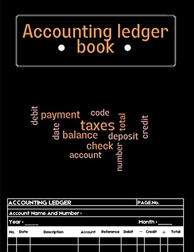 Accounting Ledger Book: A Complete Expense Tracker Notebook, Expense Ledger, Bookkeeping Record Book for Small Business or Personal Use - Ledger Books - Paperback