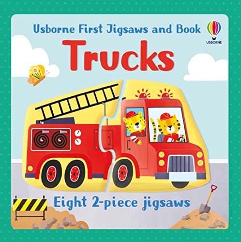 Usborne First Jigsaws and Book: Trucks - Paperback