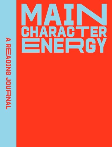 A Reading Journal: Main Character Energy: All about Characters Reading Journal, Book Review Log, Track Your Reading Progress, A5 Reading Log Notebook - Paperback