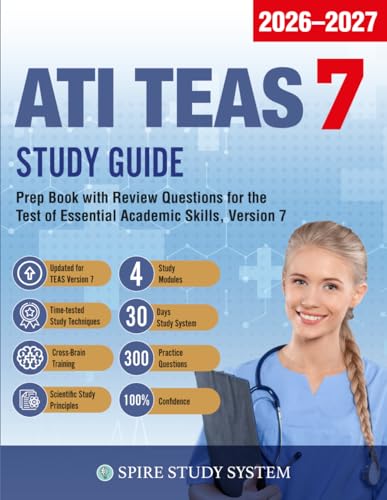 ATI TEAS 7 Study Guide - Paperback