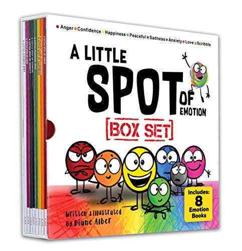 A Little Spot of Emotion 8 Book Box Set (Books 1-8: Anger, Anxiety, Peaceful, Happiness, Sadness, Confidence, Love, & Scribble Emotion) - Paperback