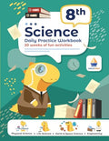 8th Grade Science: Daily Practice Workbook 20 Weeks of Fun Activities (Physical, Life, Earth and Space Science, Engineering Video Explanations Include - Paperback