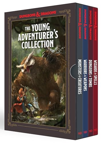 The Young Adventurer's Collection Box Set 1 [Dungeons & Dragons 4 Books]: Monsters & Creatures, Warriors & Weapons, Dungeons & Tombs, and Wizards & Sp - Paperback