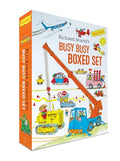 Richard Scarry's Busy Busy Boxed Set: Busy Busy Airport; Busy Busy Cars and Trucks; Busy Busy Construction Site; Busy Busy Farm - Hardcover