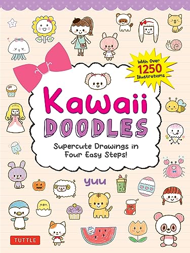 Kawaii Doodles: Supercute Drawings in Four Easy Steps (with Over 1,250 Illustrations) - Paperback