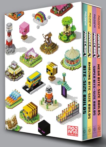 Minecraft: Bite-Size Builds Collection 4-Book Boxed Set: Minecraft: Bite Size-Builds, Minecraft: Amazing Bite-Size Builds, Minecraft: Super Bite-Size - Hardcover