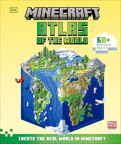 Minecraft Atlas of the World: Create the Real World in Minecraft with 60+ Inspiring Builds - Hardcover