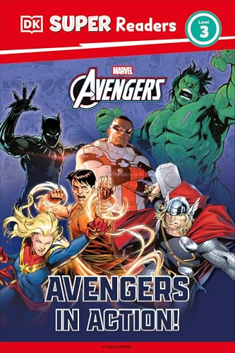 DK Super Readers Level 3 Marvel Avengers in Action - Hardcover