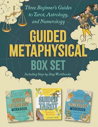 Guided Metaphysical Box Set: Three Beginner's Guides to Tarot, Astrology, and Numerology (Including Step-By-Step Workbooks) - Paperback
