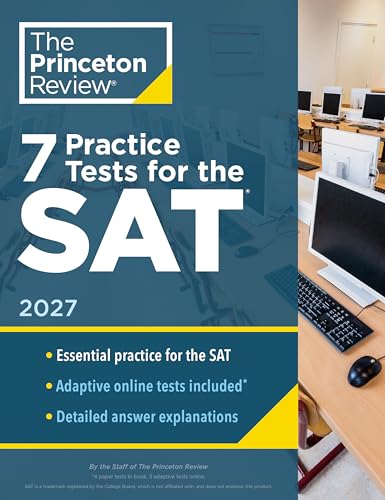 7 Practice Tests for the Sat, 2027: In-Book + Online Practice Tests for Your Top Score - Paperback