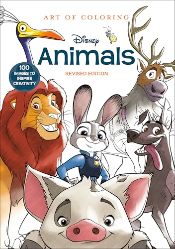 Art of Coloring: Disney Animals: 100 Images to Inspire Creativity - Paperback