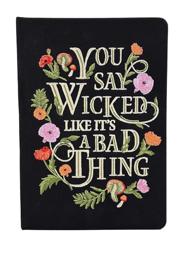 Wicked Embroidered Journal - Hardcover