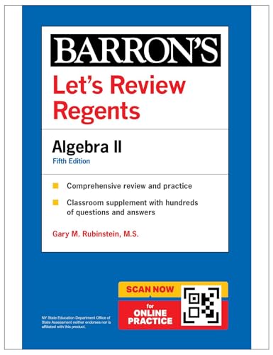 Let's Review Regents: Algebra II, Fifth Edition (Barron's New York Regents) - Paperback