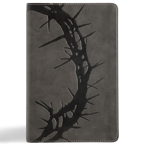 NASB Large Print Personal Size Reference Bible, Charcoal Leathertouch, Indexed - Imitation Leather