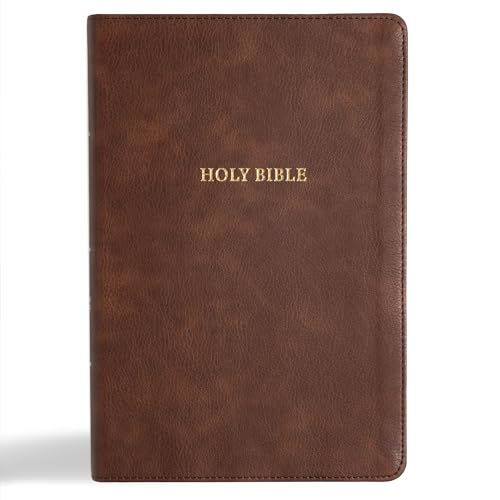 CSB Grace Bible, Brown Leathertouch (Dyslexia Friendly) - Imitation Leather