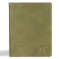 CSB Notetaking Bible, Revive Our Hearts Edition, Sage Suedesoft Leathertouch: With Prayers and Encouragement from Nancy DeMoss Wolgemuth - Imitation Leather
