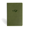 NASB Giant Print Reference Bible, Olive Leathertouch - Imitation Leather