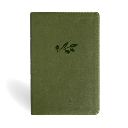 NASB Giant Print Reference Bible, Olive Leathertouch - Imitation Leather