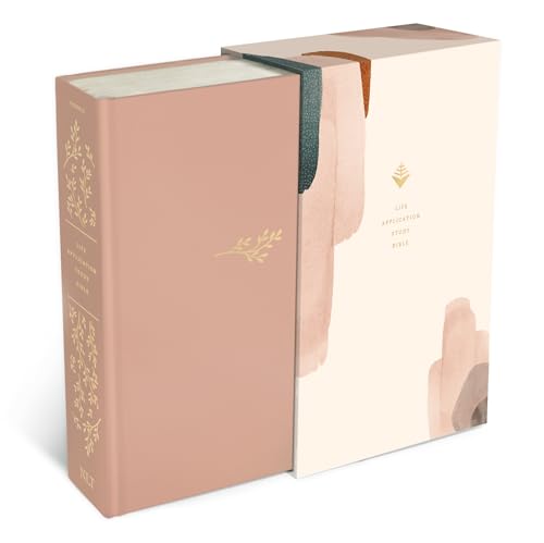 NLT Life Application Study Bible, Third Edition (Hardcover Cloth, Soft Pink, Red Letter) - Hardcover