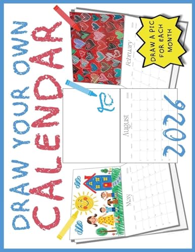 Draw Your Own Calendar 2026 - Paperback