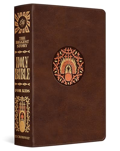 ESV the Biggest Story Holy Bible for Kids (Trutone, Brown, Living Hope Design, Thumb Indexed) - Imitation Leather