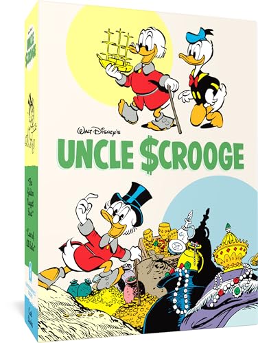 Walt Disney's Uncle Scrooge Gift Box Set the Golden Nugget Boat & Cave of Ali Baba: Vols. 26 & 28 - Hardcover
