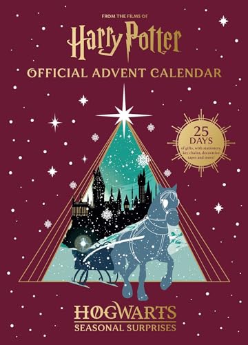 Harry Potter Official Advent Calendar Hogwarts Seasonal Surprises: 25 Days of Gifts, with Stationery, Key Chains, Washi Tapes and More! - Other