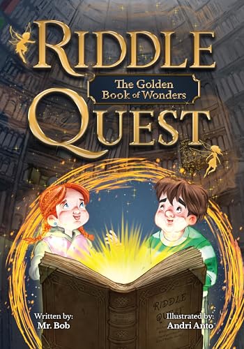 Riddle Quest: The Golden Book of Wonders - Hardcover
